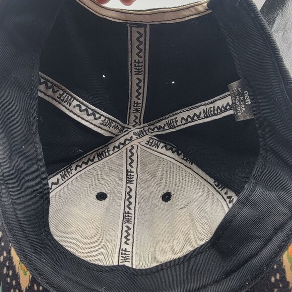 Neff Adults Multicolor Snapback Cap Tribal Print Brim Casual Outdoors Adjustable - Picture 7 of 9